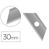 Lame rechange q-connect cutter étroit 9mm blister 10 unités