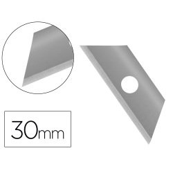 Lame rechange q-connect cutter étroit 9mm blister 10 unités