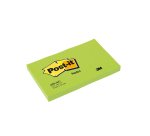 Bloc-notes post-it 655 76x127mm 100f                 repositionnables coloris vert fluo