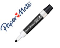 Marqueur paper mate effacable tableau blanc pointe          biseautee coloris noir
