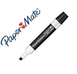Marqueur paper mate effacable tableau blanc pointe          biseautee coloris noir