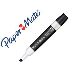 Marqueur paper mate effacable tableau blanc pointe          biseautee coloris noir