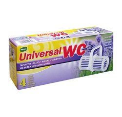 Detartrant wc coldis nettoie desodorise parfum lavande lot de 4 blocs