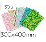 Décopatch PS30B20C - Lot de 30 Feuilles 30x40 cm, Motifs Scolaires assortis - Assortiment