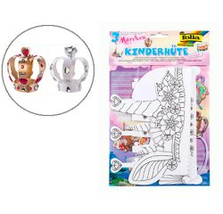Kit de chapeaux pour enfant 'CONTE', carton, blanc