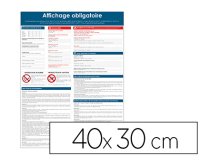 Pancarte affichage obligatoire pvc souple        40x30cm