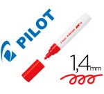 Marqueur pilot pintor peinture base d'eau ultra-couvrante toutes surfaces pointe moyenne coloris rouge