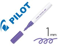 Marqueur pilot pintor peinture base d'eau ultra-couvrante multi surface pointe fine résistante coloris violet