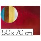 Plaque mousse liderpapel métallisée 50x70cm 60g/m2 épaisseur 2mm unicolore rouge