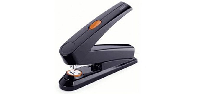 Agrafeuse novus b8 115x50x220mm flat clinch 50 feuilles agrafes 24/8 et 26/8 coloris noir