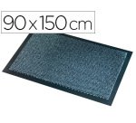 Tapis anti-poussière paperflow polypropylène super budget 90x150cm aspect velour coloris gris