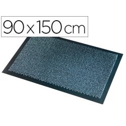 Tapis anti-poussière paperflow polypropylène super budget 90x150cm aspect velour coloris gris