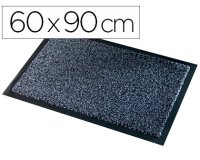 Tapis anti-poussière paperflow polyamide premium 60x90cm aspect velour coloris gris