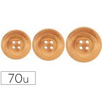 Etoile en bois fontorpin naturel a decorer mix 3       tailles 27mm 35mm 45mm lot 70 unites