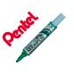 Marqueur pentel maxiflo effaçable tableau blanc bouton poussoir pointe ultralarge longueur ecriture 750m vert