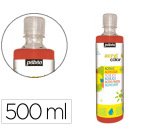 Gouache acrylique pebeo acrycolor indelebile couvrante brillante miscible tout support rouge primaire flacon 500ml