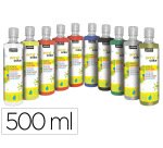 Gouache acrylique pebeo acrycolor indelebile couvrante brillante coloris assortis special fete 10 flacons x 500ml