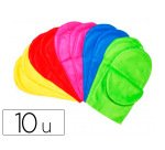 Feutrine sodertex marionnettes croco 1mm        220x130mm 10 pcs 5 coloris    assortis