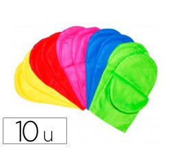 Feutrine sodertex marionnettes croco 1mm        220x130mm 10 pcs 5 coloris    assortis