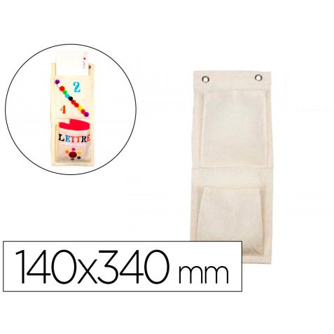 Range courriers sodertex en coton 100gm2 140x340mm 10 pcs coloris ecru