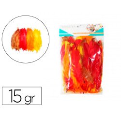 Plumes d'oies sodertex theme autumn 15g 14 a 17 cm