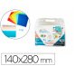 Kit diy sodertex 10 cahiers d'observation feutrine 1mm 40 coupons de 140x280mm 750 pcs  coloris assortis
