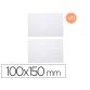 Cartes postales sodertex carton 250gm2 a customiser    100x150mm coloris blanc 10    pcs