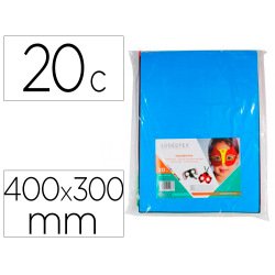 Mousse eva sodertex 2mm 400x300mm 20 coupons 10       coloris assortis