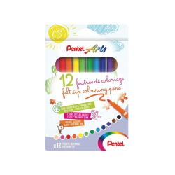 Feutres coloriage pentel arts pointe moyenne bloquee        resistante lavable             -