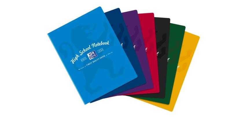 Cahier oxford high school agrafe 240x320mm 96p 90g      seyes