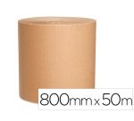 Bobine carton ondulé antalis kraft contrecollé recyclé simple face pour emballage calage rembourrage 800mmx50m écru