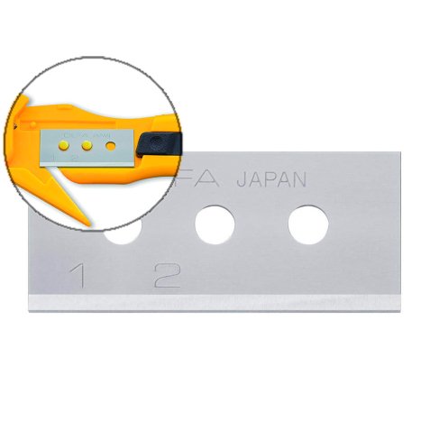 Lame rechange olfa cutter securite sk10 etui 10 unites