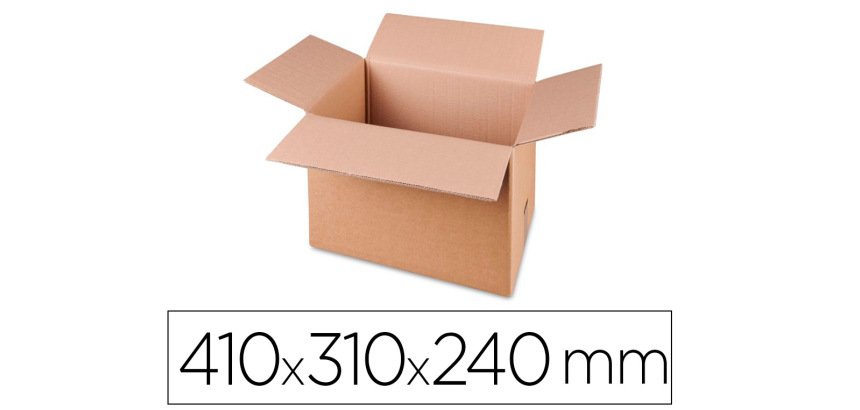 Caisse américaine antalis double cannelure 41x31x24cm