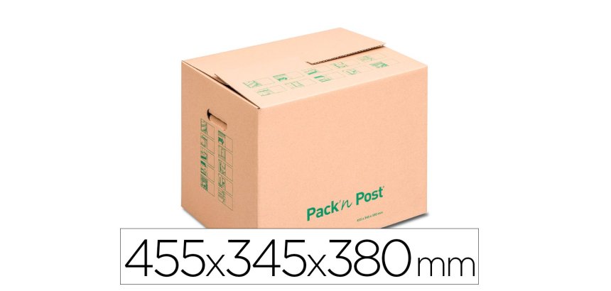 Carton de demenagement GPV Pack'npost Compact, poignee renforcée résiste jusqu'à 25 kg