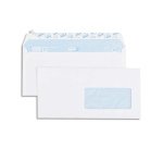 Enveloppe gpv everyday blanche 80g dl 110x220mm fenetre 45x100mm fermeture securisee collage renforce boite 500 unites