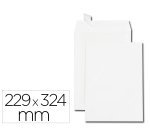 Pochette gpv dos carton velin blanc 120g c4 229x324mm bande protection coins renforces boite 100 unites