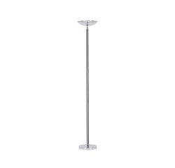 Lampadaire unilux led dely faible consommation classe energetique a+ 3000 lumen hauteur 183,5cm coloris chrome