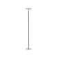 Lampadaire unilux led dely faible consommation classe energetique a+ 3000 lumen hauteur 183,5cm coloris chrome