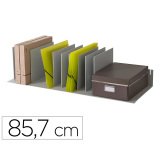 Trieurs à separateur amovible, classement vertical, 10 séparateurs H.22xP.27,5xL.85,7cm Gris