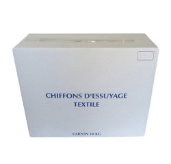 Chiffon tisse blanc colis 10kg