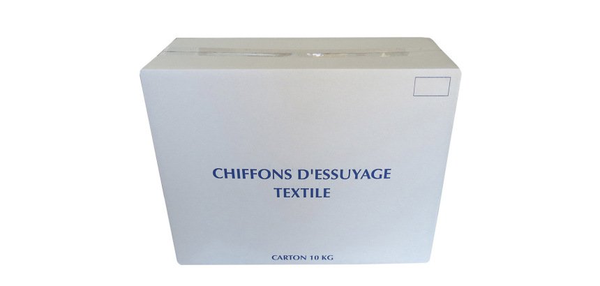 Chiffon tisse blanc colis 10kg