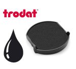 Cassette encrage trodat 6/4630a pour tampon encreur printy 4630 diametre 30mm coloris noir