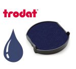 Cassette encrage trodat 6/46025b pour tampon encreur printy 46025/46125 diametre 25mm     coloris bleu