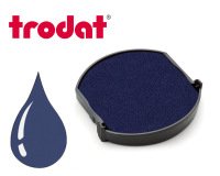 Cassette encrage trodat 6/46025b pour tampon encreur printy 46025/46125 diametre 25mm     coloris bleu