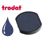 Cassette encrage trodat 6/46040b pour tampon encreur 46040/46040r/46140 coloris bleu