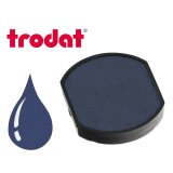 Cassette encrage trodat 6/46040b pour tampon encreur 46040/46040r/46140 coloris bleu
