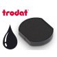 Cassette encrage trodat 6/46040a pour tampon encreur 46040/ 46040r/46140 coloris noir