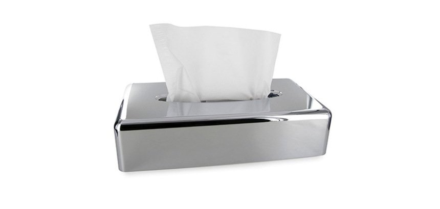 Distributeur inox pr mouchoirs
