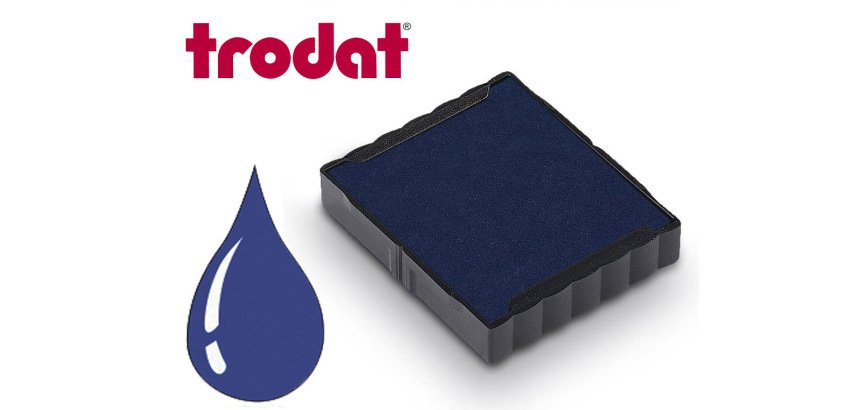 Cassette encrage trodat 6/4923a pour tampon encreur printy 44923/4930 taille empreinte    coloris noir