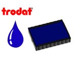 Cassette encrage trodat 6/4750b pour tampon encreur printy 4750/4755/4760 taille empreinte41x24mm coloris  bleu